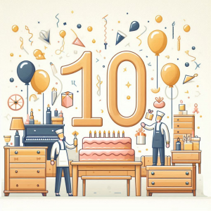 Celebrating 10 Years of Fitting Furniture!